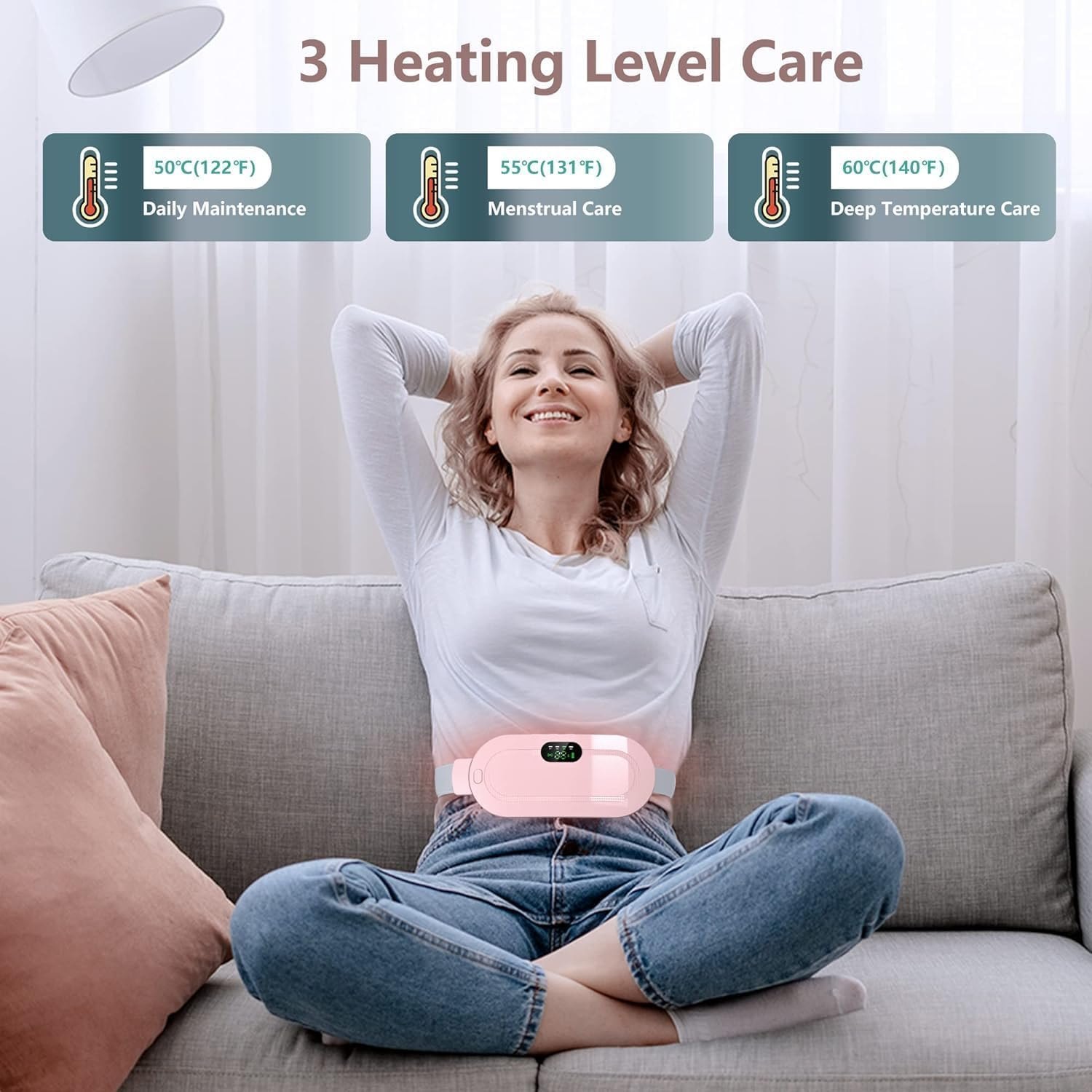 wearable period cramp relief machine for women menstrual pain relief device